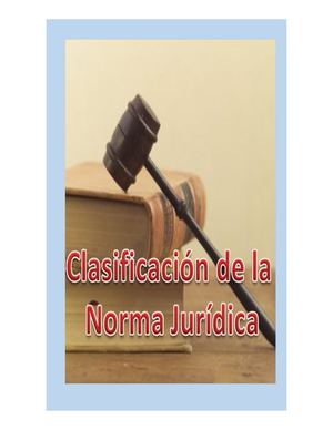 Revista Clasificación De Normas Jurídicas