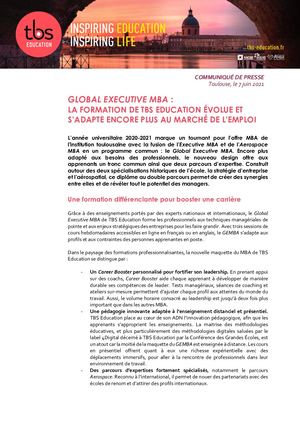 CP Global Executive MBA : la formation de TBS Education évolue et s’adapte encore plus au marché de l’emploi