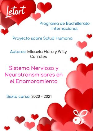Sistema Nervioso y Neurotransmisores en el Enamoramiento - Micaela Haro y Willy Corrales