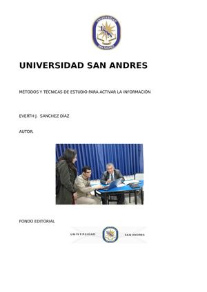 MÉTODOS Y TÉCNICAS DE ESTUDIO PARA ACTIVAR LA INFORMACIÒN