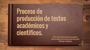 Textos Cientificos Y Academicos