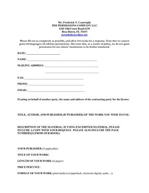 Shambhala Publications Permissions Request Form