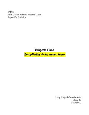 Proyecto Final De Expresión Artística