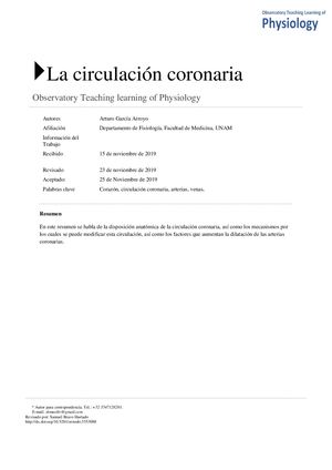 3 9 Circulación Coronaria