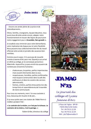 JDA Mag N°23 Juin 2021