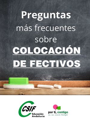 Faqs Colocación De Efectivos 2021 Csif