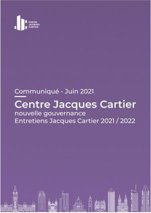 Communique I Centre Jacques Cartier : nouvelle gouvernance