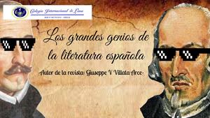Los grandes genios de la literatura española