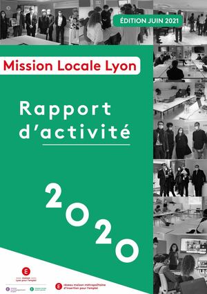 Rapport D'activité Mission Locale Lyon 2020