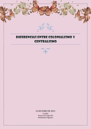 Diferencias Entre Colonialismo E Imperialismo