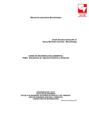 Manual De Microbiología