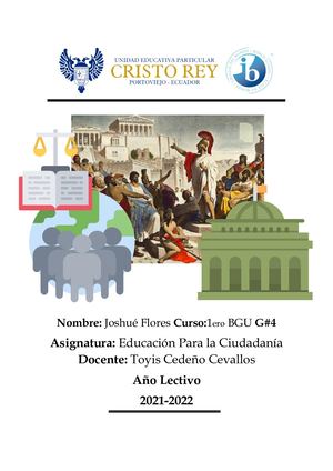 Revista De Ciudadanía Evaluación Sumativa 1q 1p