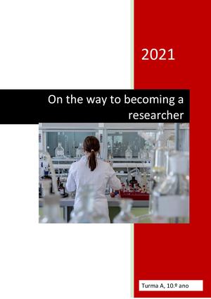 On The Way To Becoming A Researcher