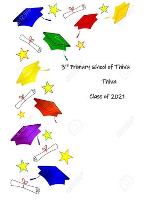 Class of 2021, 3rd Primary School of Thiva.
