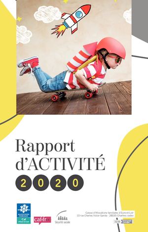Rapport d'activité 2020 - Caf d'Eure-et-Loir