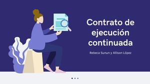 Contrato De Ejecución Continuada