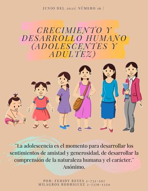 CRECIMIENTO Y DESARROLLO HUMANO