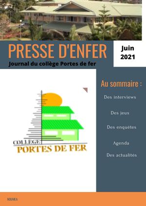 Journal Portes de Fer - juin 2021