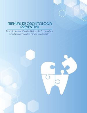 Manual de Odontología Preventiva para la Atención de Niños de 3 a 6 Años con Trastorno del Espectro Autista