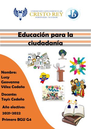 Educación Para La Ciudadanía 1