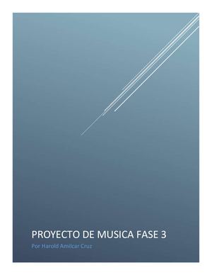 Proyecto De Música Fase 3