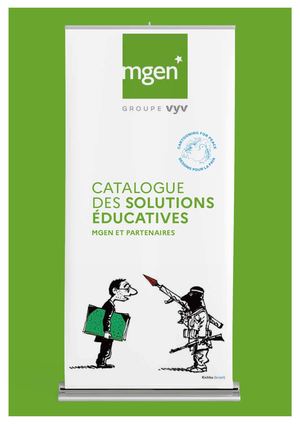Catalogue Solutions éducatives MGEN