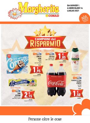 Volantino Conad Margherita Toscana Nord Ovest 01 Luglio 14 Luglio