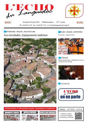 Journal N°1514 DU 18 JUIN 2021