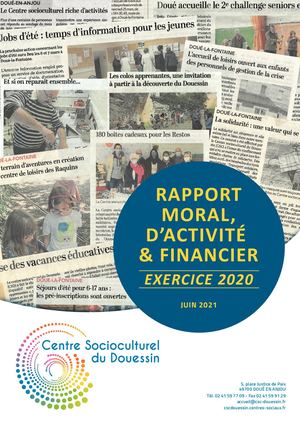 Rapport Activites 2021 Exercice 2020