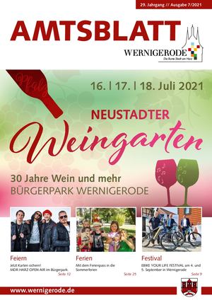 Wernigerode - Amtsblatt Juli 2021