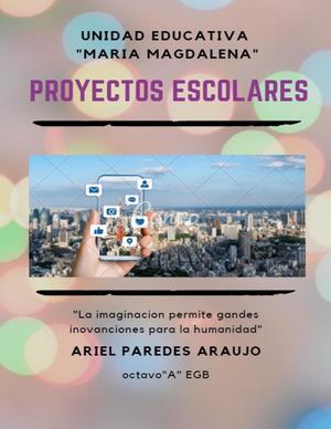 Cuaderno Proyectos Escolares Ariel Paredes 2020 2021