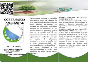 Gobernanza Ambiental