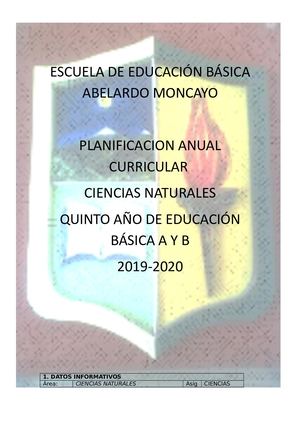 Pca Ciencia S Naturales