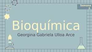 Bioquímica: Portafolio Virtual - Semana 2