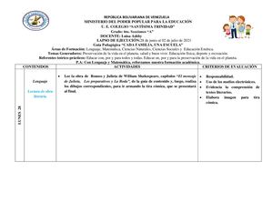 6to Grado "A" De 28 06 Al 02 07 2021