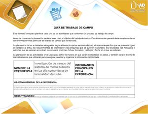 Guía De Trabajo De Campo (2)