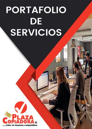 Portafolio De Servicios Plaza Copiadora