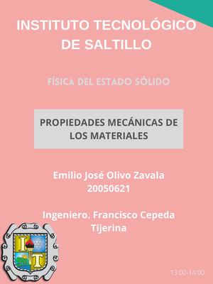 PROPIEDADES MECANICAS DE LOS MATERIALES