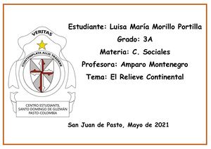 El Relieve Continental