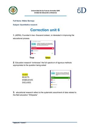 Walter Bermejo Correction Kahoot 6