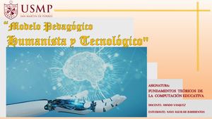 Ppt Modelo Humanista Tecnologico