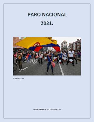 Paro Nacional COLOMBIA