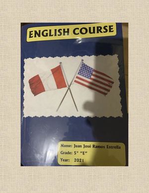 Cuaderno de Ingles Unidad 2 y 3