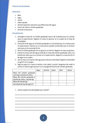 Columna De Densidades