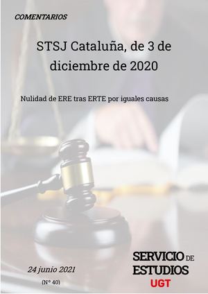 Nulidad De Ere Tras Erte Por Iguales Causas