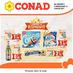Volantino Conad Toscana Nord Ovest 01 Luglio 14 Luglio