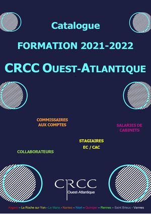 Formation 2021 CRCC Ouest-Atlantique