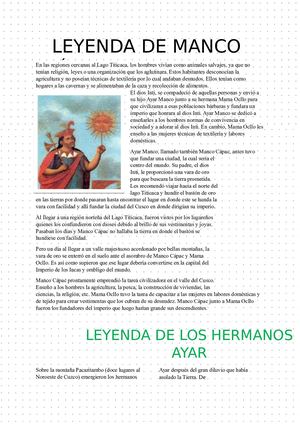 Leyendas Incas