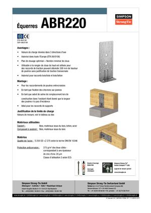 Abr220 Equerres Francais Original