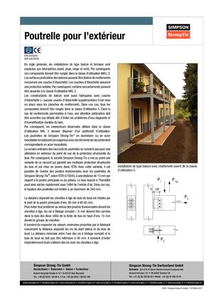 Bt Poutrelle Pour L Exterieur Francais Original